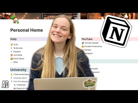 how I organise my life || Student Notion Tour 📝ad