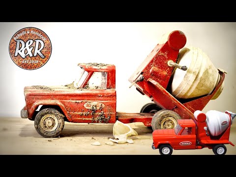 1970s Tonka Concrete Mixer Truck Restoration Vintage