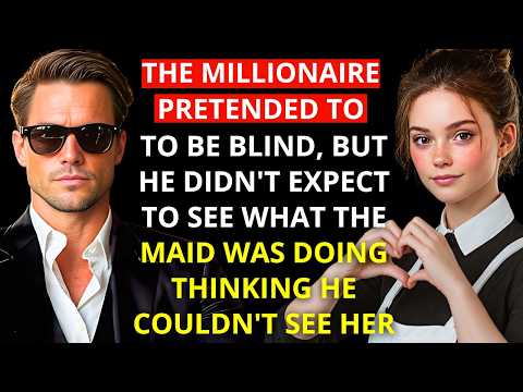 THE MAID SHOWED LOVE BELIEVING THE MILLIONAIRE COULDN’T SEE… AND HIS REACTION LEFT HER SPEECHLESS
