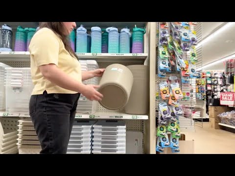 Everyone will be buying Dollar Store trash cans after seeing this GENIUS living room idea!