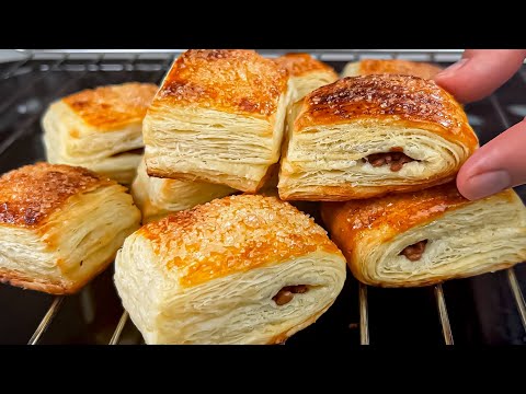 After knowing this method, I make puff pastry only at home. Simple and easy!
