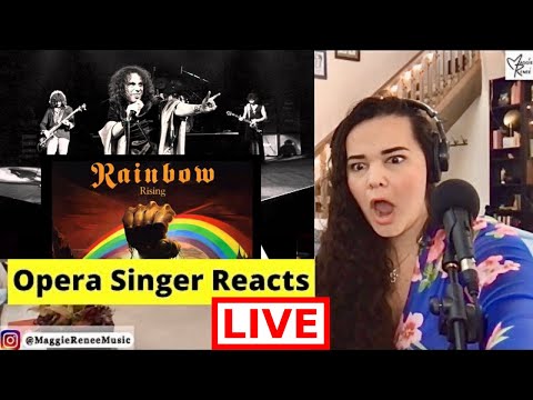 Opera Singer Reacts to Rainbow - Stargazer & Black Sabbath - Heaven and Hell | FIRST TIME LIVE! 🤘