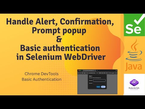 How to handle Alert, Confirmation, Prompt popup in Selenium WebDriver