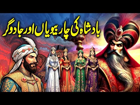 Hasad Ka Anjam | Badshah Ki Chaar Biwiyan Aur Khofnaak Jadugar Ka Ajeeb Qissa | Moral Story in Urdu