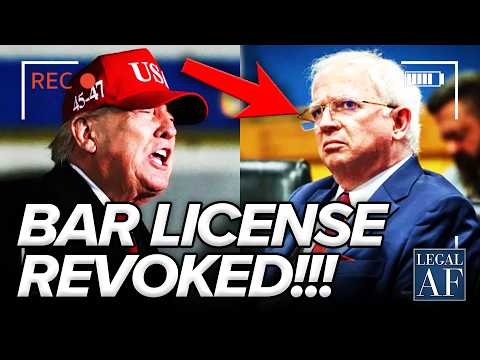 Trump STUNNED as MAIN LAWYER Gets DISBARRED
