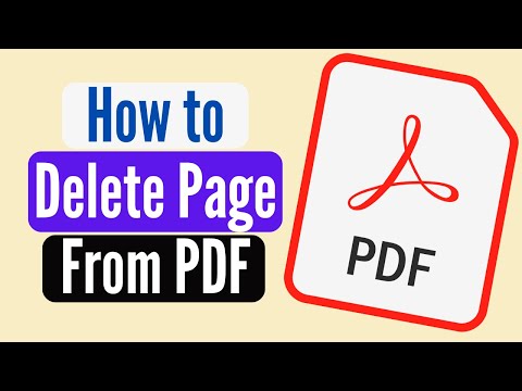 How to Delete Page in PDF File | How to Remove Pages from PDF
