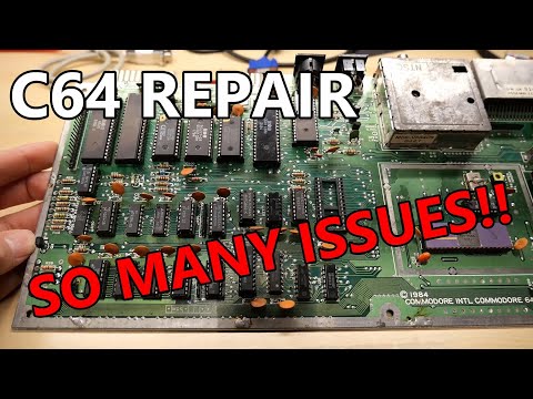 Can this sad broken C64 be saved?