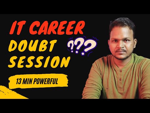 Let's Talk About IT Career Doubts for beginner |The best career advice to IT Students |Hindi