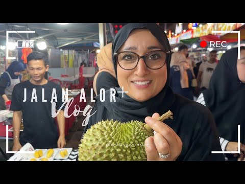 JALAN ALOR NIGHT STREET MARKET VLOG 🇲🇾 | EVENING WALK | FOOD REVIEWS🤩