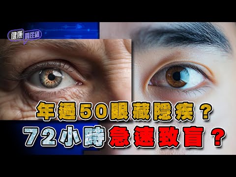 年過50眼藏隱疾？72小時急速致盲？ ｜ 健康關注組 ｜ EP318 ｜ 黃斑病變 ｜ 白內障 ｜ 青光眼 ｜ 吳雲甫 ｜ 朱智賢 ｜ HOY TV 77台