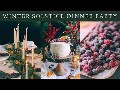 Whimsical Holiday Dinner Party 🕯️ Winter Fantasy-Inspired Recipes & Decor