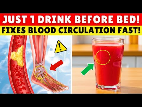 Over 60? Drink These 7 Drinks to Improve Blood Circulation Fast | Senior Health Tips