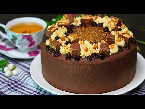 Snickers Cake 😍 INCREDIBLY DELICIOUS!!! Homemade Holiday Cake Recipe | Cooking with Tanya