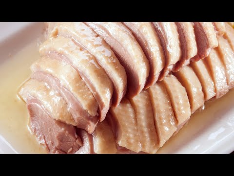"盐水鸭"的做法！金陵盐水鸭皮白肉紅骨頭綠，卤水配方无保留，皮白肉红骨头绿，金陵當地鹽水鴨詳細做法