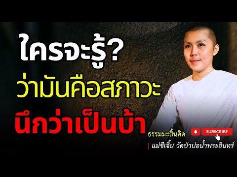 ใครจะรู้ว่ามันคือสภาวะนึกว่าเป็นบ้า| แม่ชีเจิ้น อานาปานสติ สภาวะธรรม แม่ชีเจิ้นลูกพระสิ้นคิด