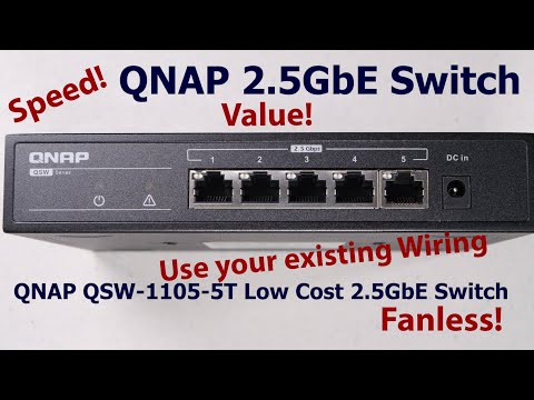 QNAP QSW-1105-5T - 2.5 Gigabit Switch