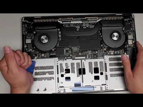 16" inch MacBook Pro 2019 A2141 Disassembly Battery Trackpad Touchpad Replacement Repair