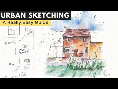 Discover the joy of urban sketching: Step-by-step tutorial for absolute beginners