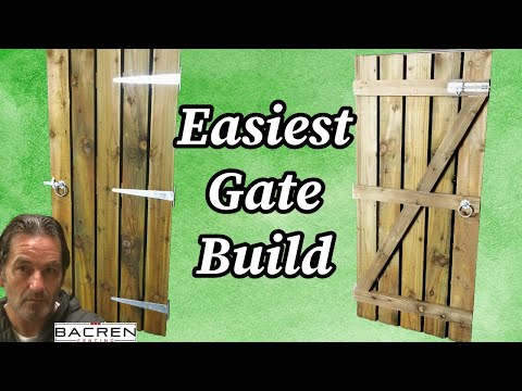 Easy Way To Build a GARDEN GATE | Step by Step Tutorial