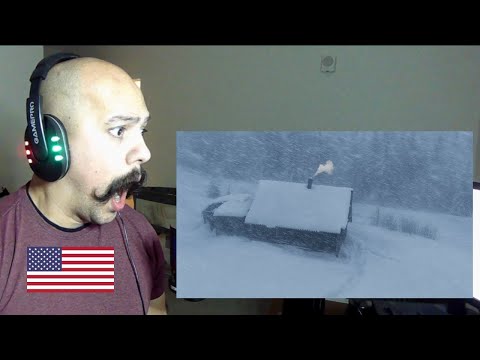 Reacting to The BLIZZARD Hit Suddenly  Shelter in an ABANDONED Mountain Cabin!