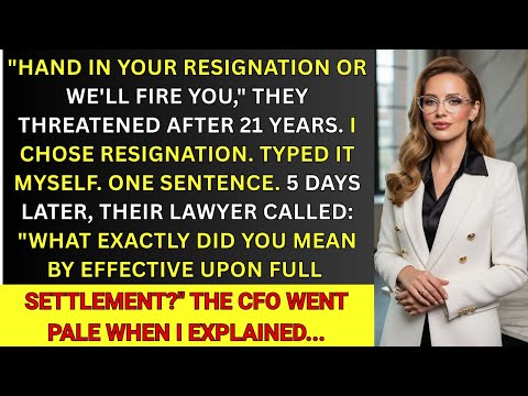 They Made Me Resign After 21 Years… Big Mistake. Their Lawyer Won't Stop Calling.