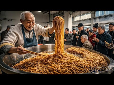 武汉天价热干面，加牛肉33元一碗，生意火爆顾客排队抢着买#麦总去哪吃