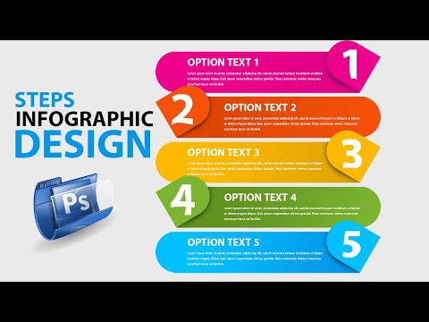 How to Steps Infographic Design in Adobe Photoshop - Infographic - Vertex Graphic