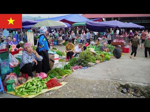 Explore the experience of Vietnam's mountainous border market, the market is called Muong Hum