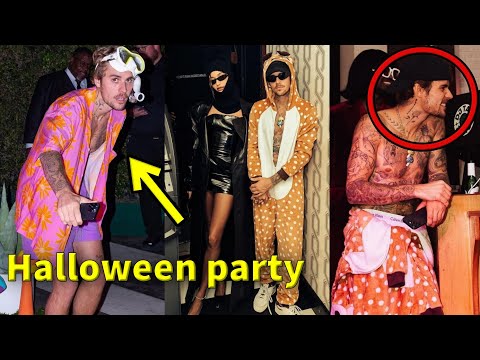 Justin Bieber and Hailey Bieber spending Halloween in Los Angeles, California