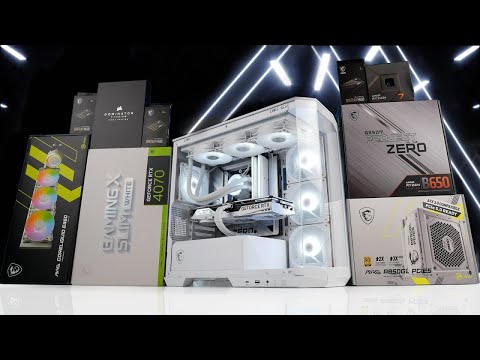 Invisible Cables, Maximum Power - MSI Project Zero, RTX 4070 + 7700x