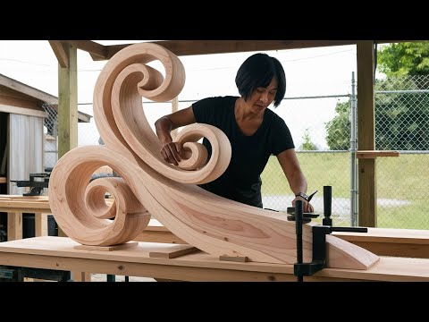 The Most Unique Designs! Artistic Handmade Tea Table with Eye-Catching Curves and Elegant Style