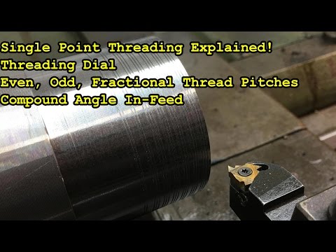 Saturday Night Special 144 Part 2: Single Point Threading, Thread Dial, Even/Odd Pitch
