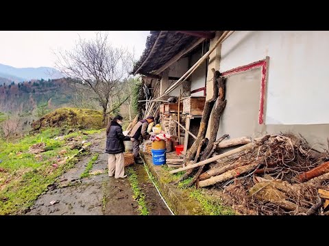Poor Girl Transforms Her Father's Dilapidated Mountain House into a Dream Home | Start to Finish