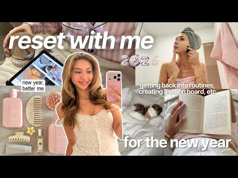 Getting My Life Back Together | New Year Routines, Vision Boards & a Soft Reset •｡ꪆৎ ˚⋅