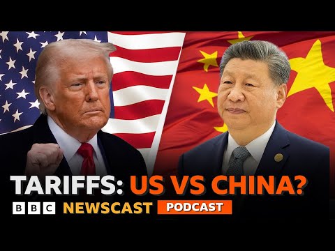 How far will US President Donald Trump go with China tariffs, as stock market falls? | BBC Newscast