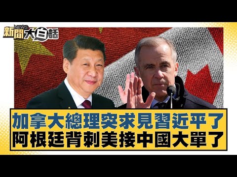 加拿大總理突求見習近平了 阿根廷背刺美接中國大單了【#金臨天下 X #新聞大白話】20250925-6｜#邱毅 #介文汲 #楊永明