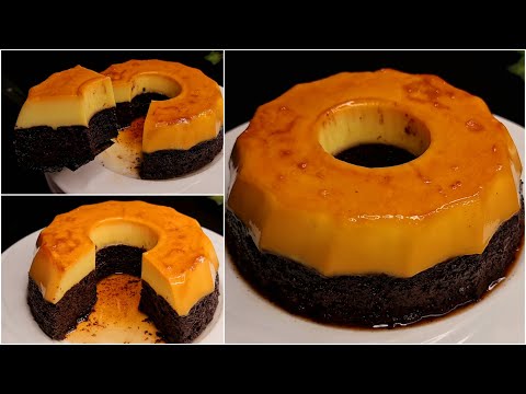 ‪طريقة عمل كيكة قدرة قادر بالكريم كراميل الجاهز بألذ واسهل طريقة والطعم رهيييب