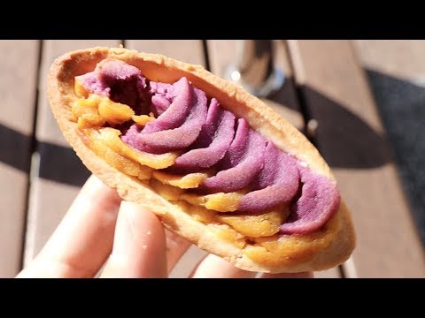 Sweet Potato Pastry - Japanese Sweet Food - Okinawa Japan