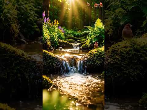Forest Stream Nature Sounds - Deep Focus Music for Studying