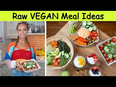5 RAW VEGAN MEALS I EAT EVERY WEEK | Simple & Delicious π€€π