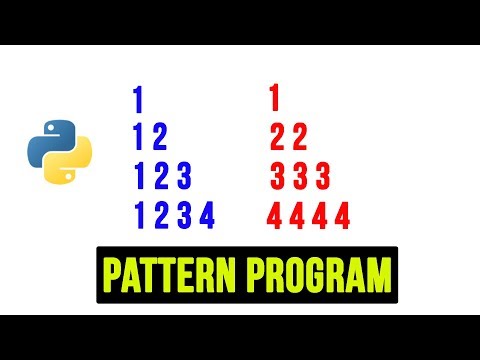 Python Pattern Programs - Printing Numbers in Right Triangle Shape