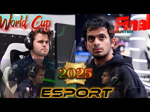 Magnus Vs  Nihal Sarin || Esport world Cup Finals 2025 