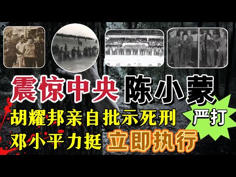 震惊中央的陈小蒙案、胡耀邦亲自批示死刑、邓小平力挺：行动要快，绝不姑息#案件調查 #真實案件