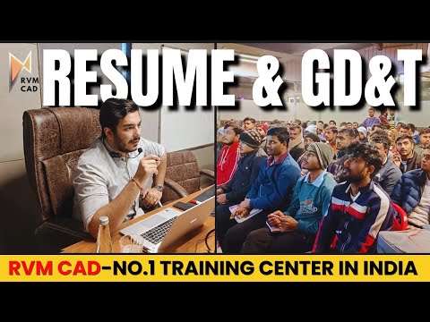 GD&T & Resume Session for Mechanical Engineers | Very Important - Design & CNC VMC | RVM CAD Pune