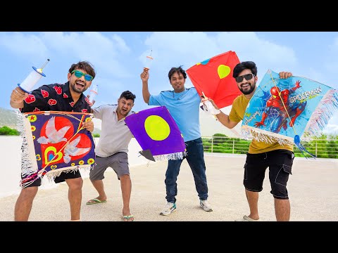Kite Flying Challenge - कौन किसकी पतंग काटेगा ? MR. INDIAN HACKER 🪁