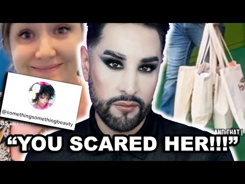 Influencer KICKED OUT event for taking too many samples???