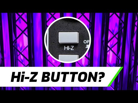 What does the Hi-Z Button Do | Audio Mixer & Interface