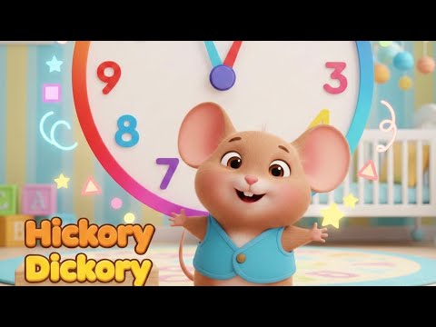 Hickory Dickory Dock β°π | Cute 3D Nursery Rhymes for Kids | Laila Fun