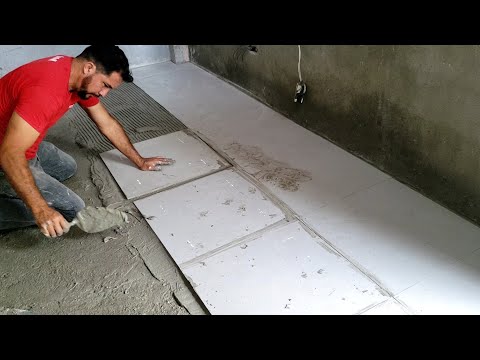colocacion de porcelanato paso a paso🏠