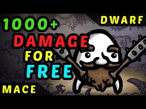 POWERING UP - Dwarf Mace - Brotato Danger 5 Random / Random